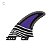 Quilhas Fibra Banana Wax Large Roxo Carbono - Imagem 2