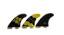 Quilhas Fibra Hydrofins Large Amarelo - Imagem 2