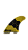 Quilhas Fibra Hydrofins Large Amarelo - Imagem 1