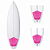 Deck Wet Dreams Trestles Fresado Rosa - Imagem 3