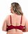 Sutiã Sustentação Microfibra Rendado com Bojo Reforçado Copa d - Imagem 2