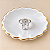 Anel Cristal Retangular - Cristal - G - Rodio - Imagem 1