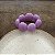 Bracelete de Bolas de Resina - Lavanda - Semitransparente - Imagem 1