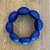 Bracelete de Bolas de Resina - Fosco - Azul Marinho - GG - Imagem 2