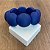 Bracelete de Bolas de Resina - Fosco - Azul Marinho - GG - Imagem 1