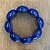 Bracelete de Bolas de Resina - Azul Marinho - GG - Imagem 2