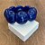 Bracelete de Bolas de Resina - Azul Marinho - GG - Imagem 1