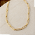 Choker Retangular Fina Com Entremeios - Imagem 1