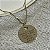 Colar Medalha Espirito Santo Onipotente - 45 cm - Dourado - Imagem 1