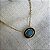 Colar Oval Aurora - Turquesa com Preto - Imagem 2
