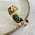 Bracelete Aurora Tricolor - Esmeralda, Laranja e Safira Azul - Imagem 2