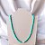 Choker Aurora Cristais com Pérola - Verde Água - Imagem 2