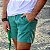 Short Sardenha - Linho Verde Liso - Imagem 1