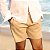 Short Verona - Linho Caqui Liso - Imagem 1