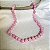 Colar Murano Pedra Ibiza - G - Rosa Semitransparente - Imagem 2