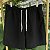 Short Praia Torino - Liso Preto - Imagem 1