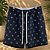 Short Praia Cagliari Sol - Branco com Azul - Imagem 1
