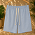Short Arezzo - Linho Azul Claro - Imagem 1