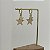 Argola Betina Estrelas - M - Dourado - Imagem 2