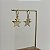 Argola Betina Estrelas - M - Dourado - Imagem 1