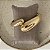 Bracelete Gota Duplo - Dourado - Brilho - Imagem 1