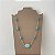 Colar Petra Boho Pedras - Turquesa - Curto - Imagem 2