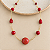 Colar Petra Boho Pedras - Marsala - Curto - Imagem 1