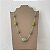 Colar Petra Boho Pedras - Verde - Curto - Imagem 2