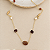 Colar Petra Boho Pedras - Fumê - Longo - Imagem 1