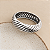 Bracelete Boho Canelado - Prateado - Imagem 1