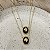 Colar Duplo Sagrado - Preto - Imagem 1