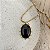 Colar Aurora Oval Longo - Preto - Imagem 1