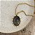 Colar Aurora Oval Longo - Mescla Preto - Imagem 1