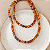 Colar Boho Âmbar com Prata - Longo - Imagem 1