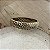 Bracelete Boho Canelado Oval - Dourado - Imagem 1