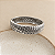 Bracelete Boho Canelado Oval - Ródio - Imagem 1