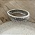 Bracelete Boho Canelado Oval - Ródio - Imagem 2