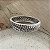 Bracelete Boho Canelado Oval - Ródio - Imagem 1