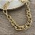 Corrente Dupla Rendada - Dourado - Imagem 2