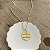 Colar Bolinhas - Medalha Para Deus Nada É Impossível - Imagem 1