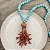 Colar Boho Mar Coral - Turquesa - Imagem 2