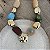 Colar Boho  Max - Marrom com Turquesa - Imagem 1