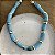 Colar Boho de Resina com Entremeios - Turquesa - Imagem 1