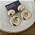 Brinco Festa Oval com Argola - Dourado - Imagem 2