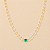 Choker Dupla de Pérolas e Paraíba Verde - Imagem 1