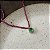 Colar Orla Cristais Pink - Pingente Verde - Imagem 2