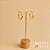 Argola Orla Lisa - G - Dourado - Imagem 1