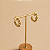 Argola Orla Pipoca - Dourado - Imagem 1