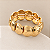 Bracelete Chapa Flexível - Dourado - Orla - Imagem 1