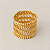 Bracelete Lumière Trançado - Dourado - Fosco - Imagem 1